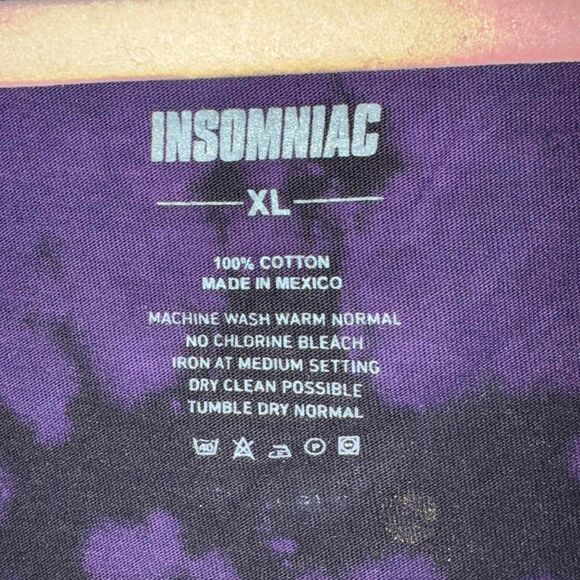 EDC Las Vegas 2022 Meteor Tank black/purple tie die Size: X-Large - Picture 3 of 3